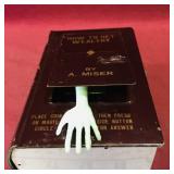 Wind-Up Skeletal Hand Tin Coin Bank (Working)
