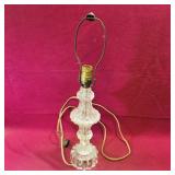 Glass Table Lamp (Vintage) (20 1/2" Tall)