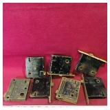 Lot Of 7 Door Lock Mechanisms (Antique)