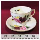 Queen Anne Bone China Teacup & Saucer
