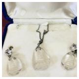 Necklace & Earrings Set With Case (Vintage)