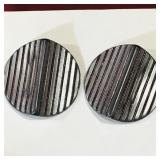 Pair Of Costume Jewelry Clip-On Earrings