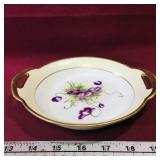 Nippon Handpainted Handled Plate (Vintage)