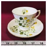 Queen Anne Bone China Teacup & Saucer