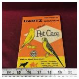 Hartz Mountain Pet Care Booklet (Vintage)
