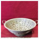 Handled Enamelled Strainer (Vintage)