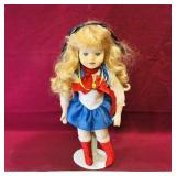 Porcelain Doll (Vintage) (16" Tall)
