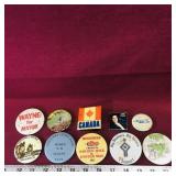 Lot Of 10 Assorted Buttons (Vintage)