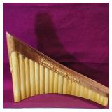 Handcarved Wooden Pan Flute
