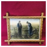 Framed Vintage Art Print (15" x 19")