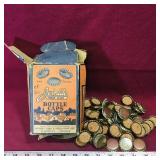 Large Lot Of Jointite Blank Bottle Caps & Box