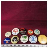 Lot Of 10 Assorted Buttons (Vintage)