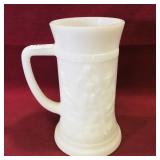 Milk Glass Stein (6 1/2" Tall)