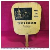 1961 "Pray For Japan" Tokyo Crusade Fan