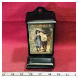 McCormick Advertising Metal Match Book Holder