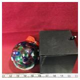 Hand Blown Glass Ornament & Box