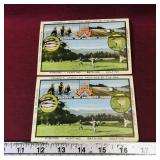Lot Of 2 New Brunswick Tourism Postcards (Vintage)