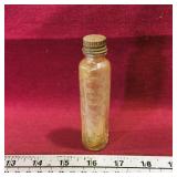 Omega Oil Glass Bottle (Antique) (4 1/2" Tall)