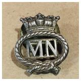 Scarce WW2 Merchant Navy Lapel Badge