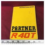 Partner Chainsaw R4OT Manual (Vintage)