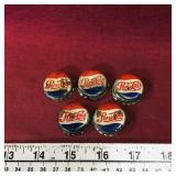 Lot Of 5 Pepsi-Cola Bottle Caps (Vintage)