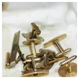 Lot Of Assorted Cufflinks & Tie Clips