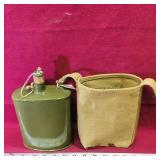 Military Canteen With 1945 Marked Case