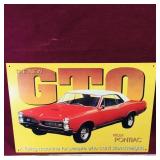 Pontiac GTO Tin Sign (10 3/4" x 16")