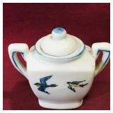 Miniature Covered Decorative Sugar Dish (Vintage)