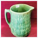 Large Pottery Water Pitcher (Vintage)