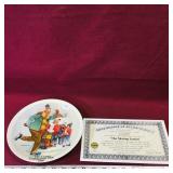 Knowles "The Skating Lesson" Decorative Plate