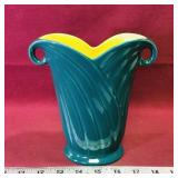 Ceramic Flower Vase (Vintage) (7" x 6 1/4")