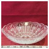 Lead Crystal Bowl (Vintage) (2 1/4" x 8 1/2")