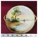 Nippon Handpainted Handled Dish (Antique)