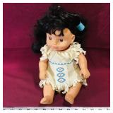 1995 Lauer Toys Rubber Doll (10" Tall)