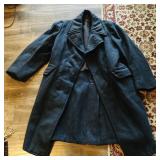 1941 WW2 Canadian Navy Blue Wool Coat