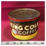 King Cole Coffee Can (Vintage) (4" x 5")