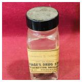 Fredericton NB Drug Store Tablets Bottle (Antique)