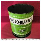 Moto-Master Motor Oil Can (Vintage) (8 1/2" x 7")