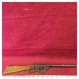 Wooden & Metal Toy Rifle (Antique) (16" Long)