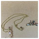 Gold-Filled Necklace & Earrings Set