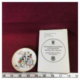 1984 Norman Rockwell Decorative Miniature Plate