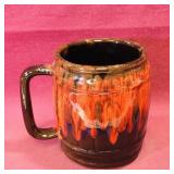 Pottery Mug (Vintage) (Made In Canada) (4" Tall)