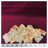 Large Lot Of Crystal Palace Coupon Stubs (Vintage)