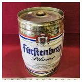 Fucrtenberg Beer Metal Keg / Coin Bank