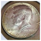 1968 US Half-Dollar Coin