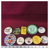 Lot Of 10 Assorted Buttons (Vintage)