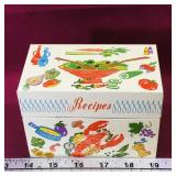 Tin Recipes Box (Vintage) (3 1/2" x 5 1/4" x 3")