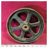 Cast Iron Wheel (Antique) (8" x 8" x 1 1/2")