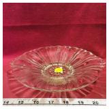 Handled Glass Dish (Vintage) (9" x 8")